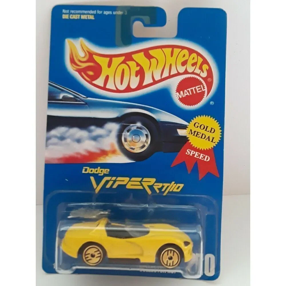 1991 Vintage Dodge Viper RT/10 Hot Weels Die Cast Metal Collector No. 210